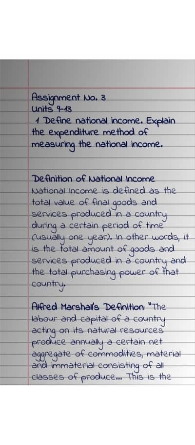 AIOU 0402- Economics solved assignment Handwritten Assignment no. 3