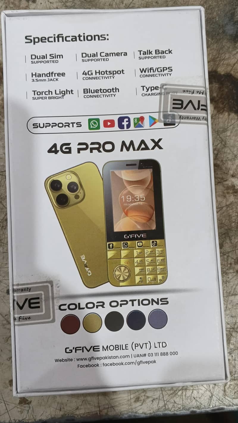 G'Five 4G PRO MAX 3