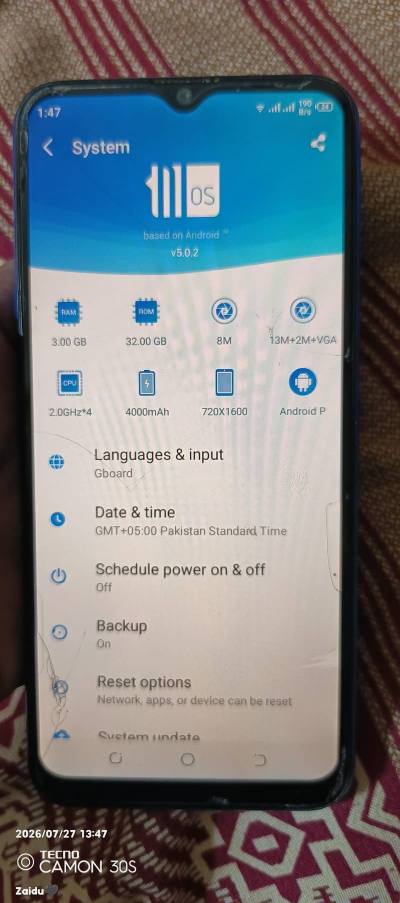 Tecno spark 4 2
