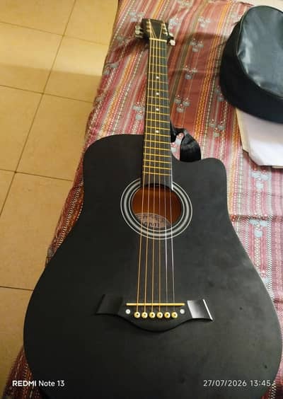 black guitar nilon strings