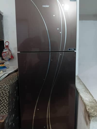 used Haier double door refrigerator  inverter technology