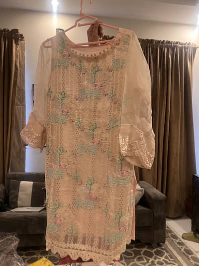 Baby pink kurta