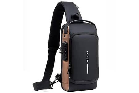 Premium Anti-Theft Crossbody Sling Bag with USB Charging Port