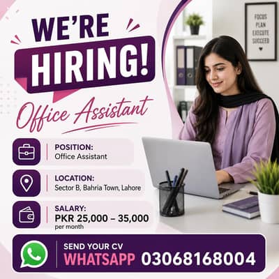 FEMALE OFFICE ASSISTANT