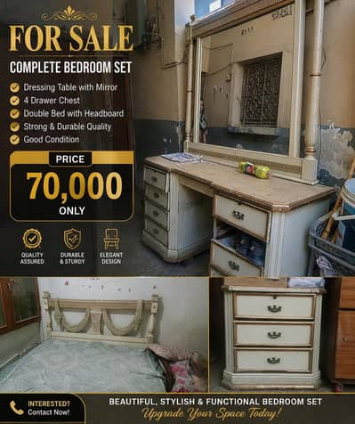 Complete Bed Set for Sale
