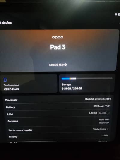 Oppo pad 3 gaming beast