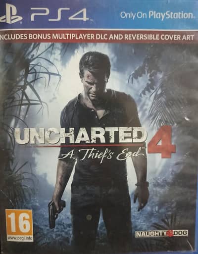 Uncharted 4 ps4 disc offline+online edition