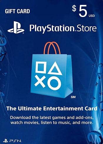 PSN 5 USD Gift Card US
