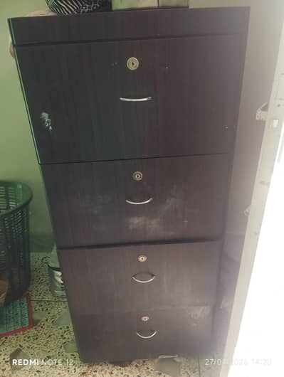 wood cabinet good condition urgent sale