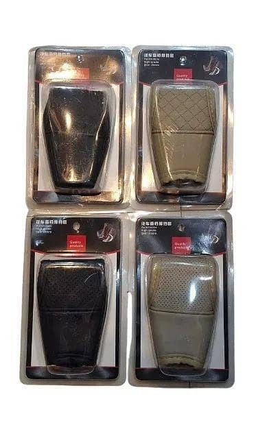 CAR GEAR SHIFT KNOB LEATHER IN TWO DIFFERENT COLOR AND DESIGN