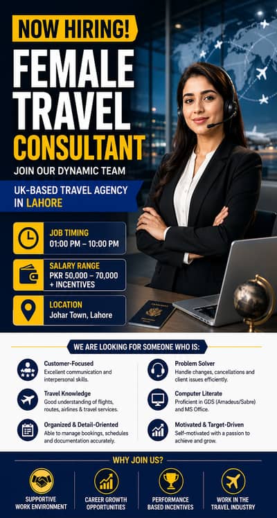 Travel Consultant (Female)