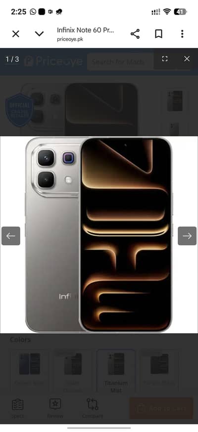 Infinix note 60 pro