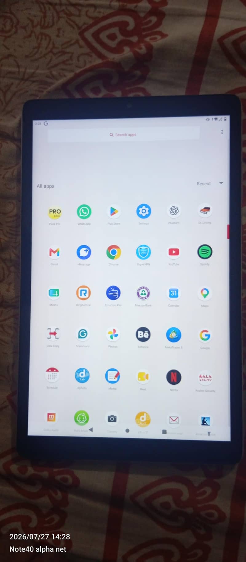 Docomo Tablet 4