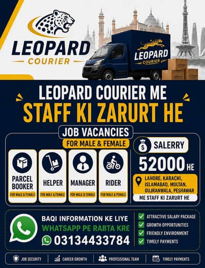 job vacancies available in leopard