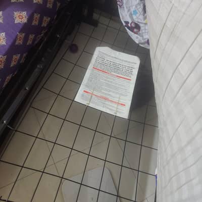 ZUBAIDAS COT BED WITH MATTRESS