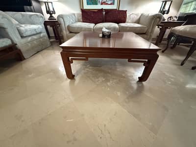 Compete drawing room tables & sofa set