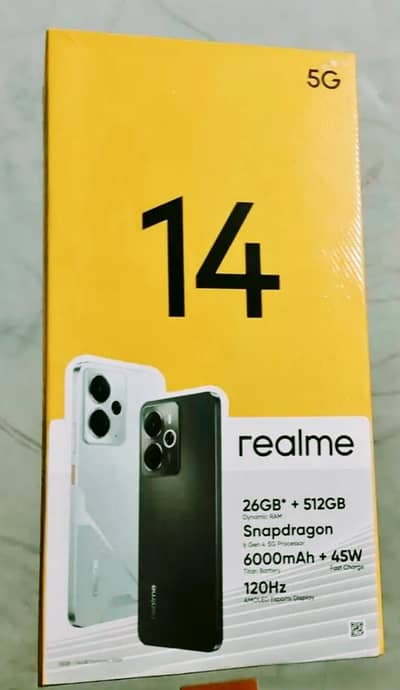 Realme 14  ( 26 Gb / 512 ) In Warranty