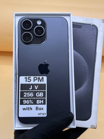 Apple iPhone 15 Pro Max Jv 256 GB 96% Battery with Box