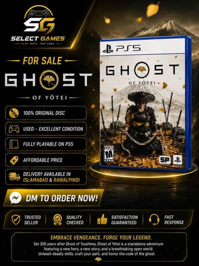 Ghost of Yōtei PS5 Game – Original Disc | Excellent Condition