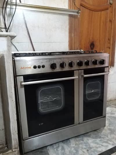 CORONA 5 Burner Cooking Range with Gas Oven and Grill 03318159273