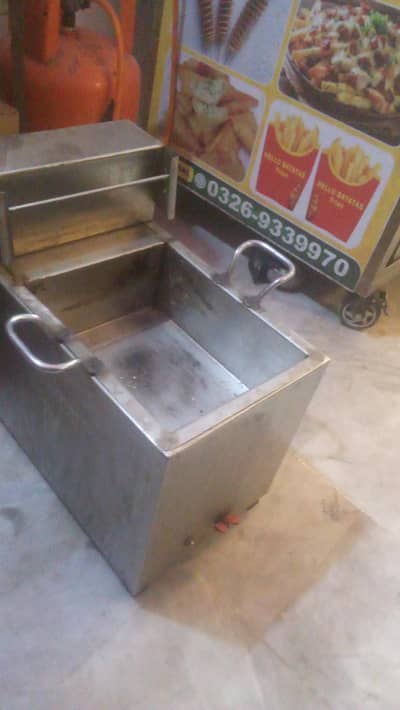 Deep Fryer Double sheet Stainless Steel ImportedBurner