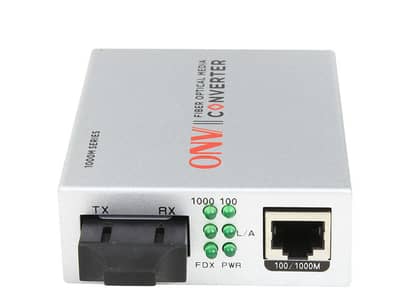 ONV Fibre Gigabit SC Single Mode Media Converter