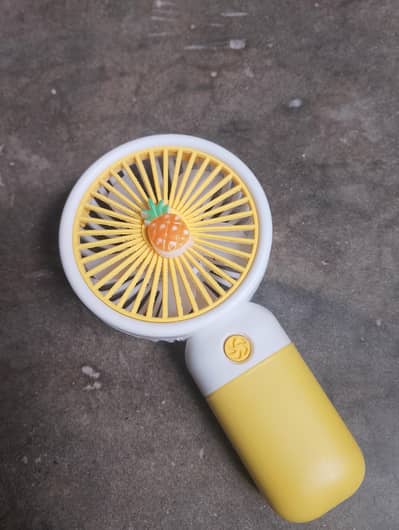 mini portable charger able fan