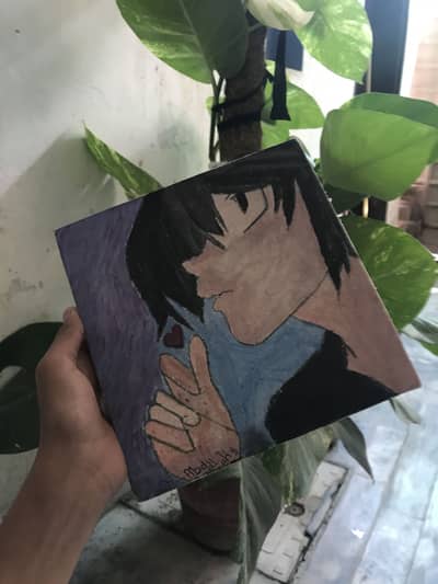 Boys painting