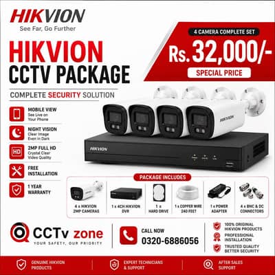 Cctv Camera Package Hikvision - Security cctv camera installation hd