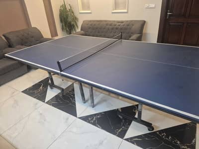 Foldable Table Tennis Table for Sale – Almost Brand New!
