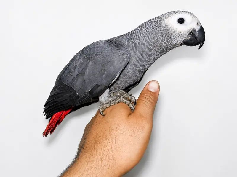 goffin cockatoo and gray parrot — photo 3