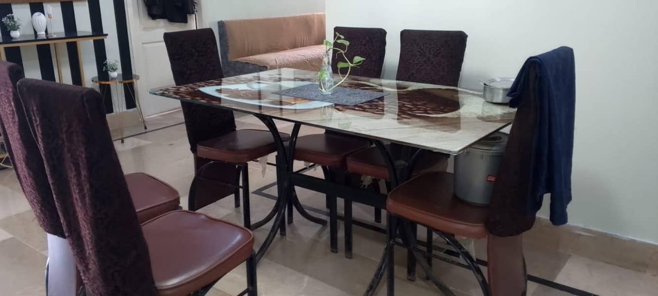 6 chairs Dining Table 1