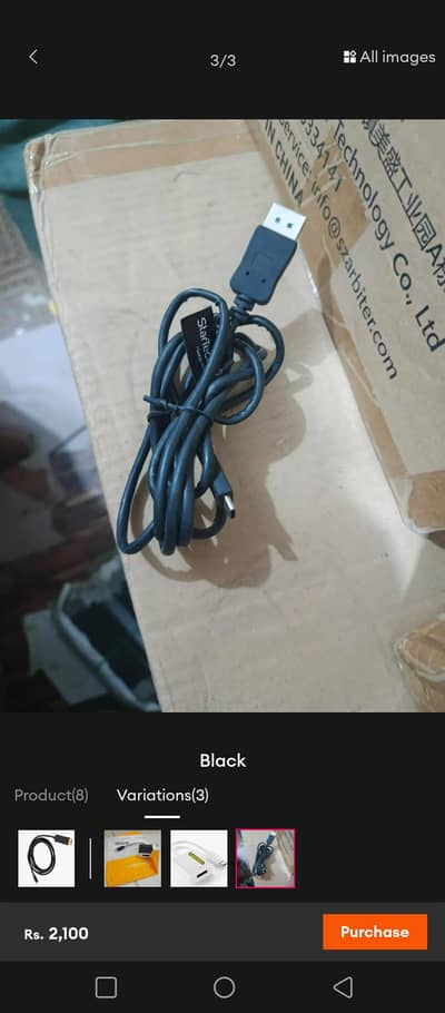 USB 3.1 Type C to DP DisplayPort Cable