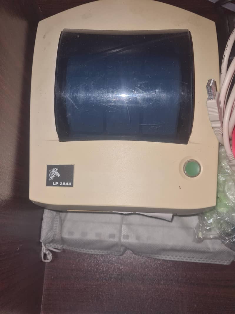 Zebra Lp2844 Thermal Barcode Printer 0