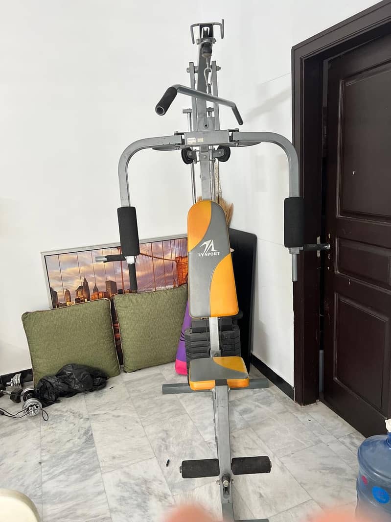 Multi purpose home  exercise machine with weights- 0