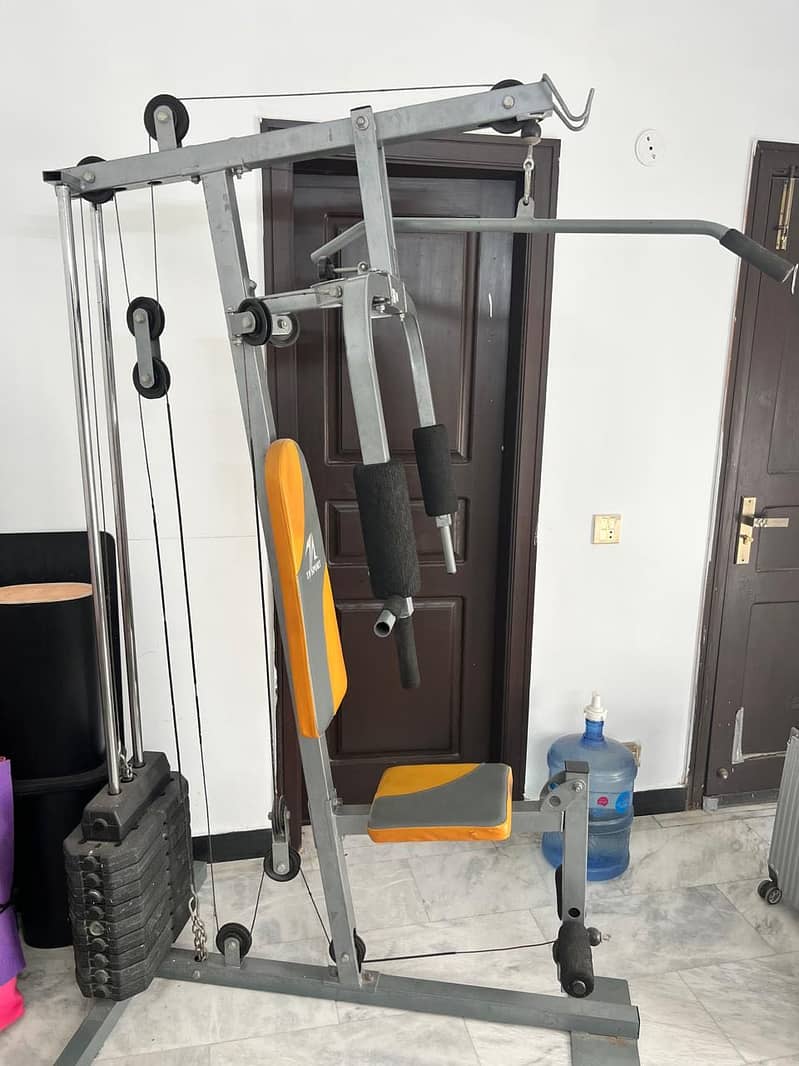 Multi purpose home  exercise machine with weights- 1