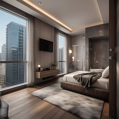 250 Sqft Studio Apartment in Dubai Twin Towers Al-Town Phase 2 Downtown