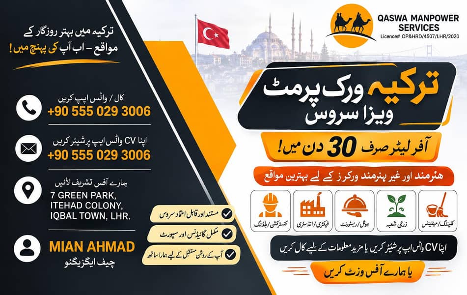 Turkey work visa 1