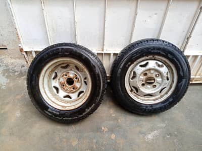 13 k 2 tyres or stepney cultus margalla khyber charade