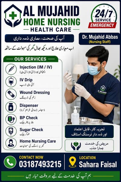 Patient Attendant | Care Taker | Nursing Staff | Male Nurse