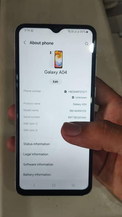 Samsung Mobile A04