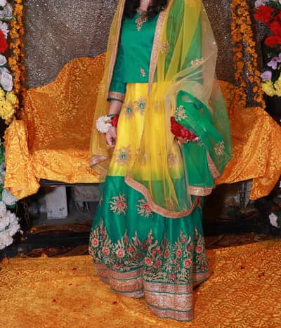 mehndi dress