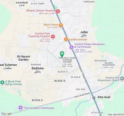 1 Kanal Residential Plot for Sale Block A | Central Park Housing Scheme, Lahore