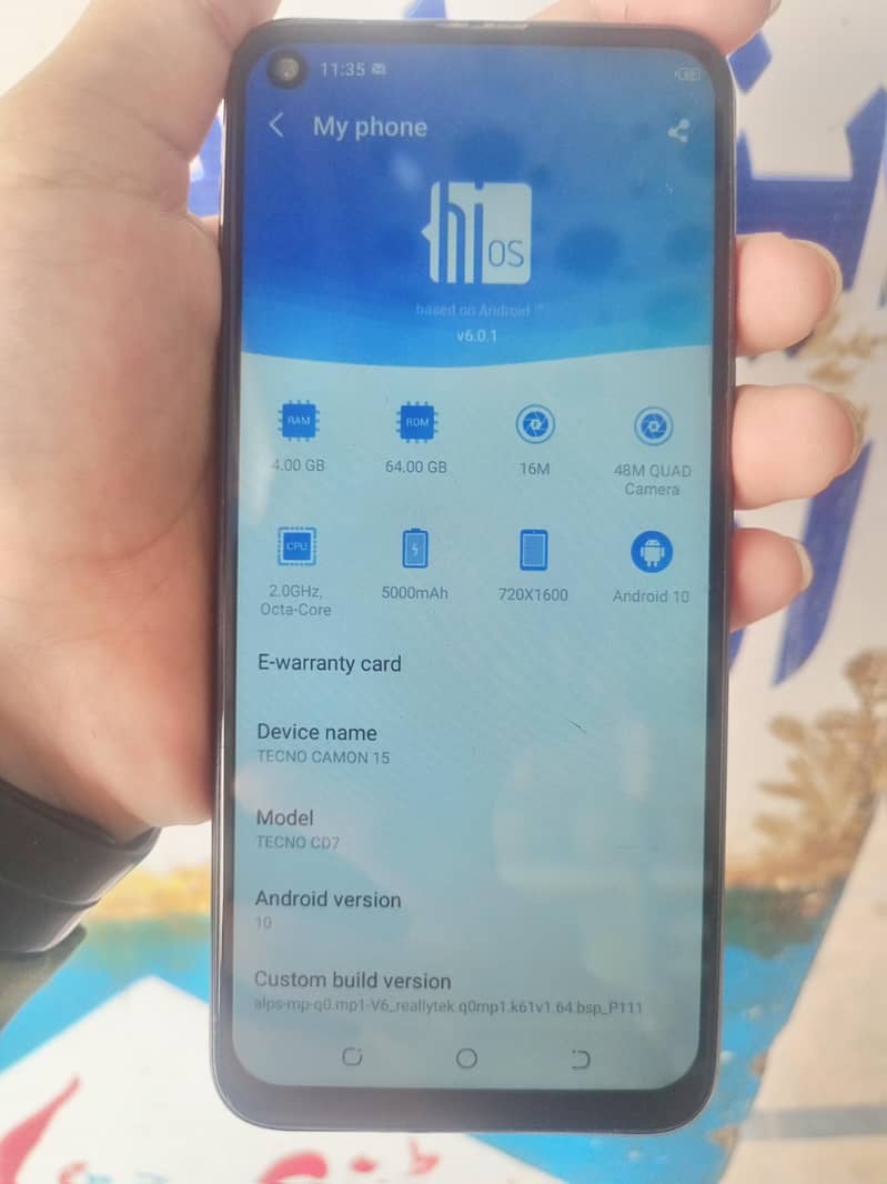 Tecno camon 15 0