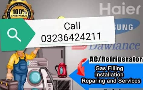 we deal all kind dc inverter service repair gas flling