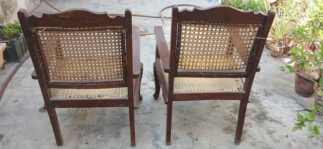 Wooden chairs