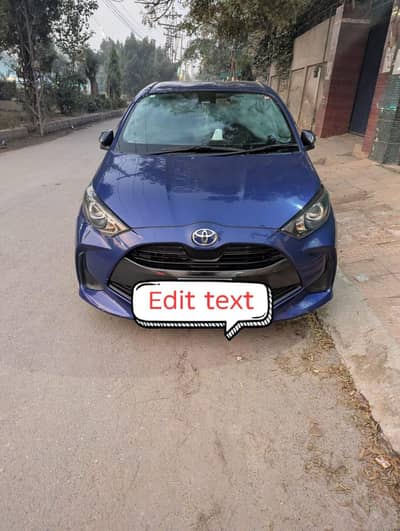 Toyota Yaris Hatchback 23/25 Import Blue Color B2B giunine