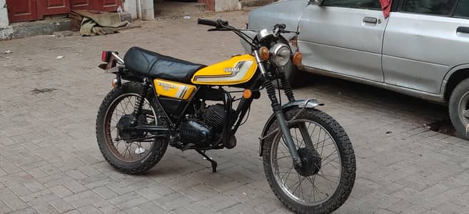 Yamaha Enduro 100cc trail bike