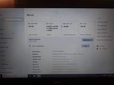 DELL VOSTRO i7 7th generation PM 16GB ram