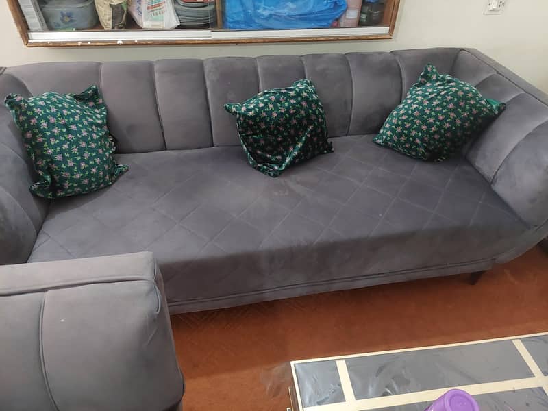 Dark Grey Sofa Set 2